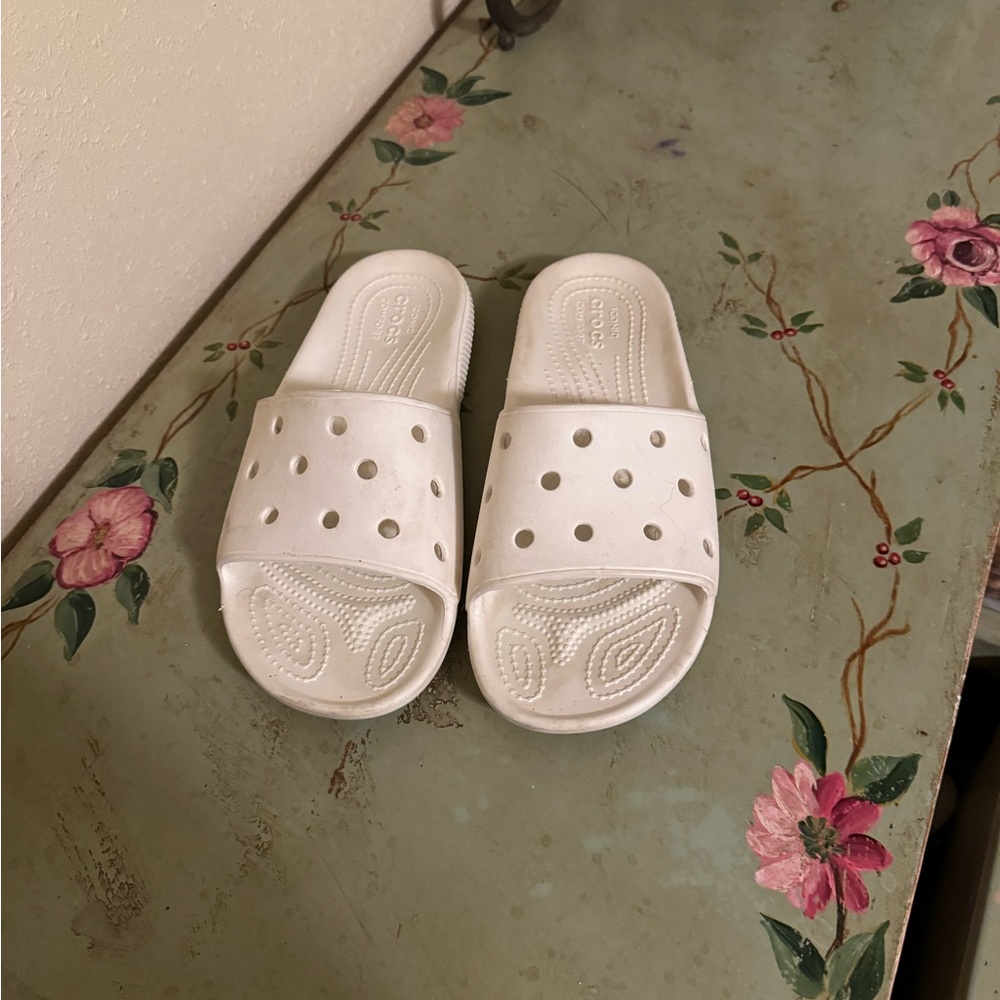 Crocs White Sandles